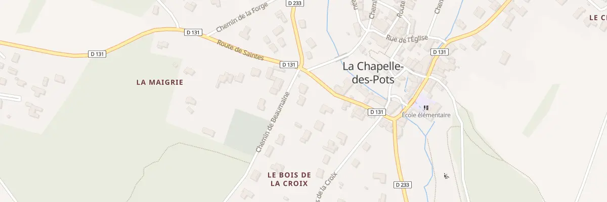 Plan du 3 Che de Beaumaine à La Chapelle-des-Pots