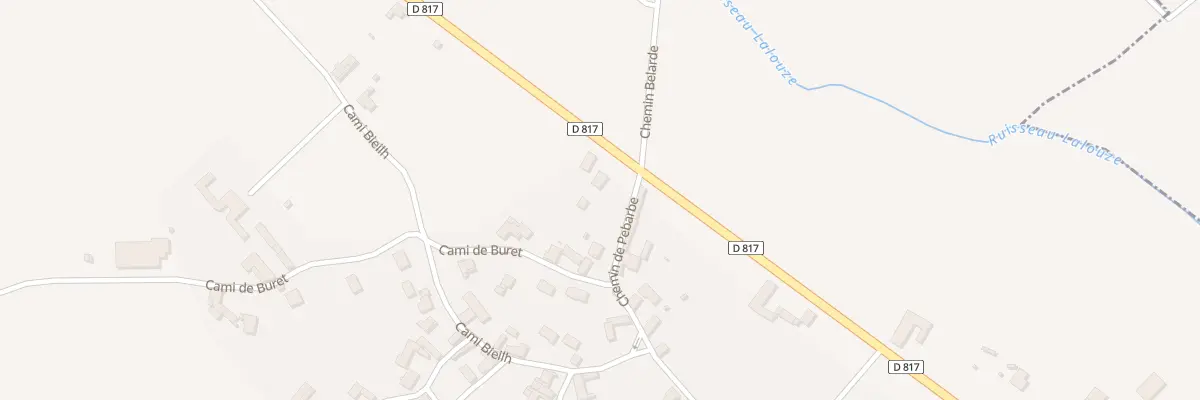 Plan du 29 Che de Pebarbe à Labastide-Cézéracq