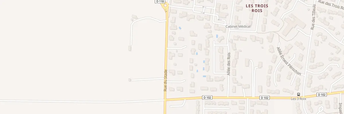 Plan du 187 Rue du Stade à Frontenay-Rohan-Rohan