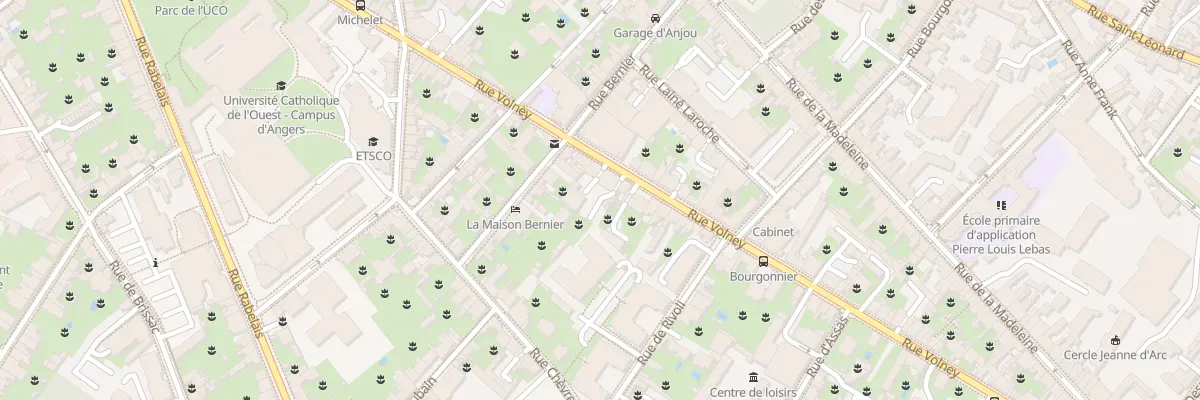 Plan du 36 Rue Volney à Angers