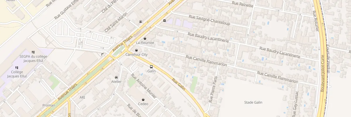 Plan du 32 Rue Camille Flammarion à Bordeaux