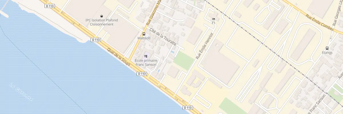 Plan du 21 Cité de la Touratte à Bordeaux