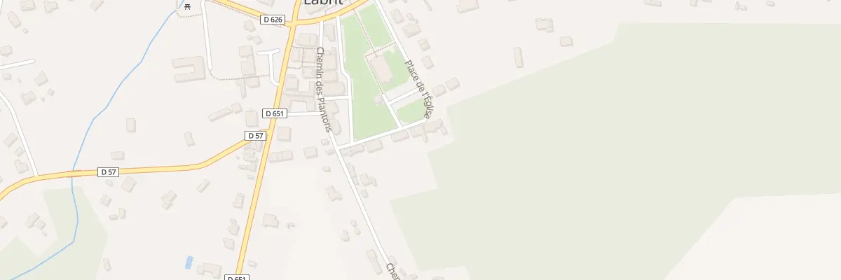 Plan du 185 Pl de l’Eglise à Labrit