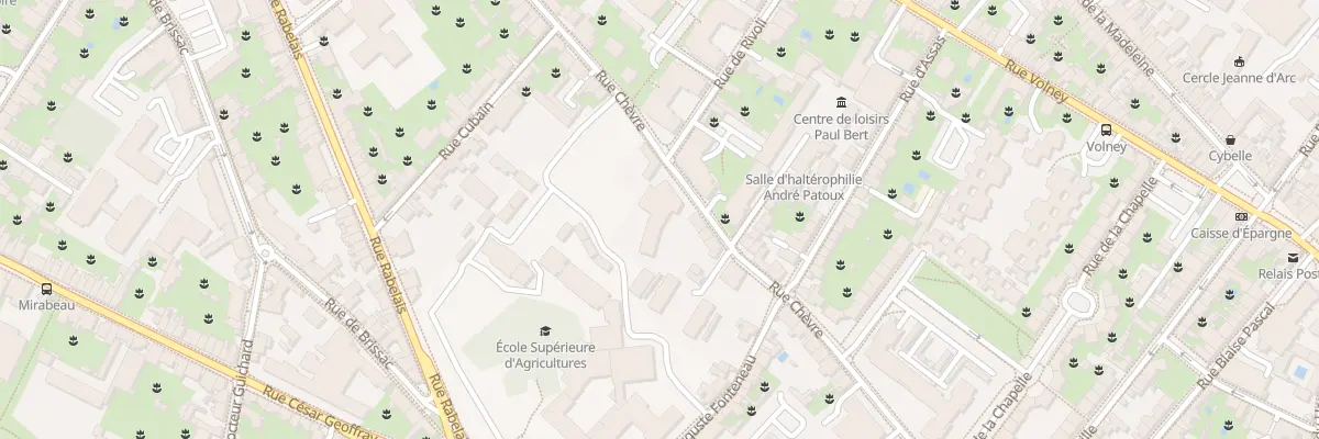 Plan du 54 Rue Chèvre à Angers