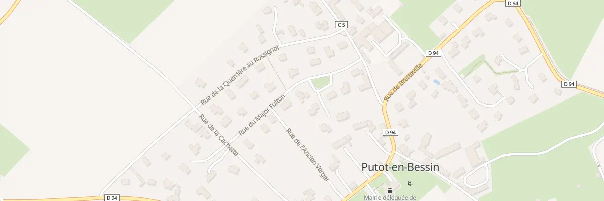 Plan du 7 Rue du Major Fulton à Thue et Mue