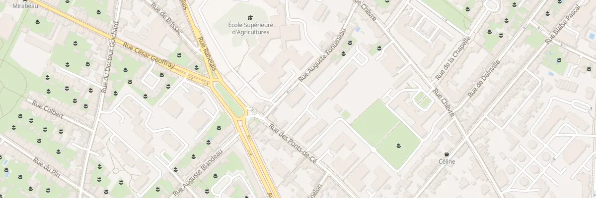 Plan du 31 Rue Auguste Fonteneau à Angers