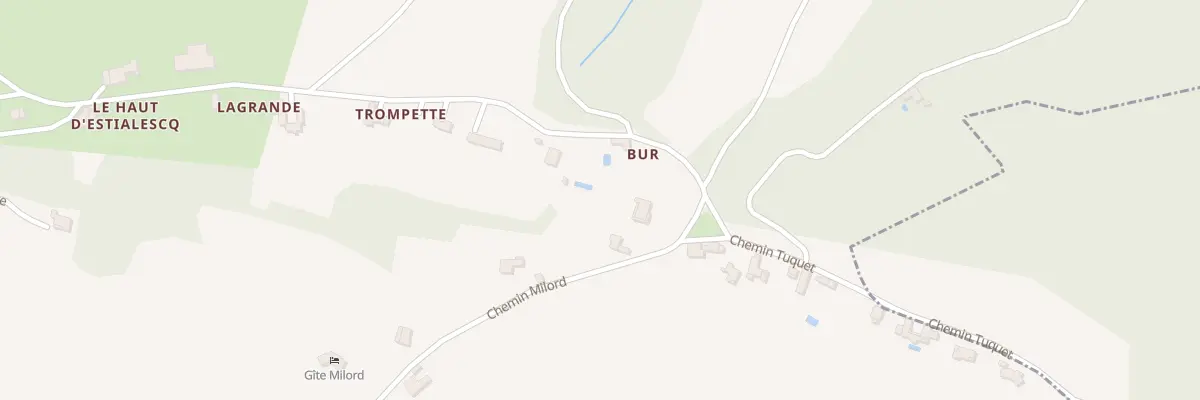 Plan du 125 Che Carrère à Estialescq