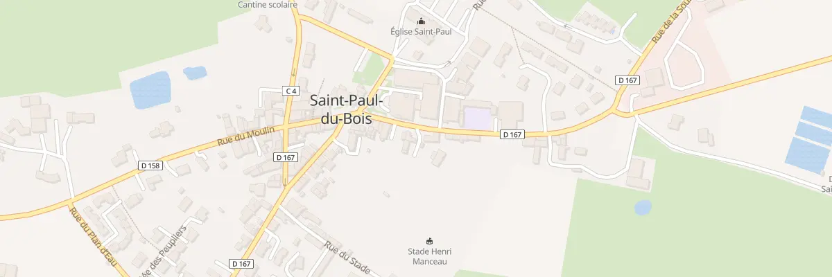 Plan du 8 Rue de la source à Saint-Paul-du-Bois