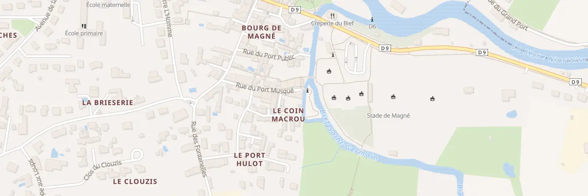 Plan du 20 Rue du Port Musqué à Magné