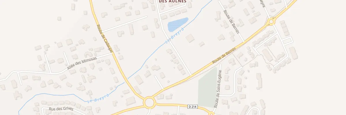 Plan du 4 Rte de Bernin à Martillac