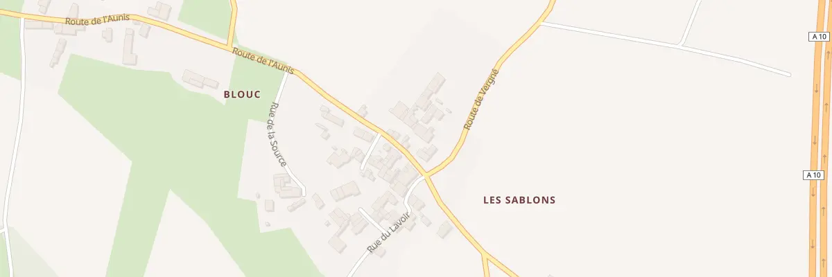 Plan du 8 Rte de l’Aunis à Lozay