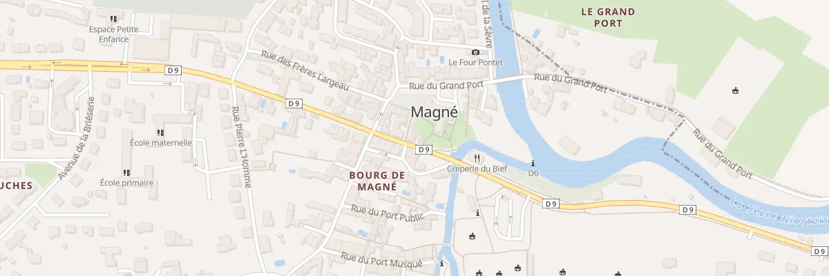 Plan du 1 Rue de l’Eglise à Magné