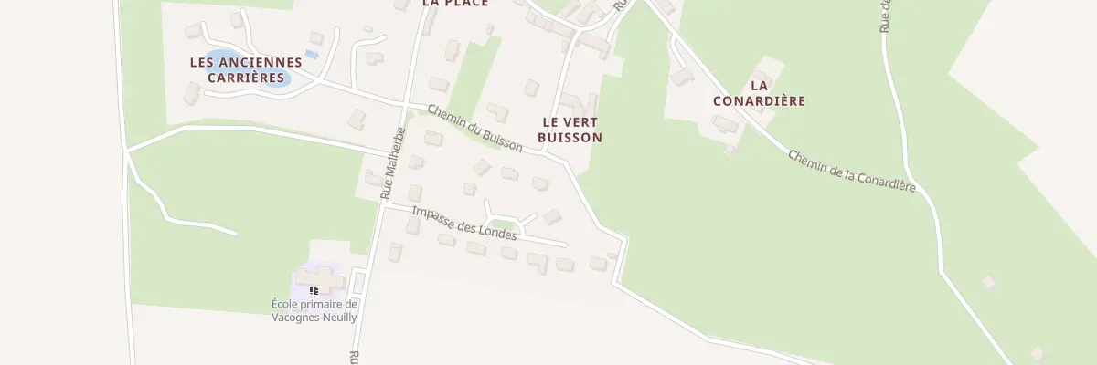 Plan du 7 Imp des Londes à Vacognes-Neuilly