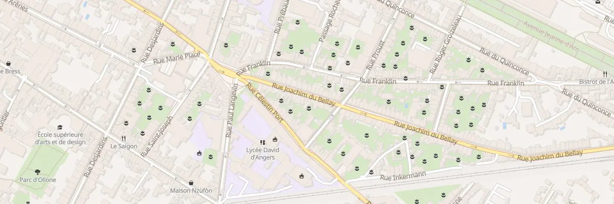 Plan du 20B Rue Joachim du Bellay à Angers