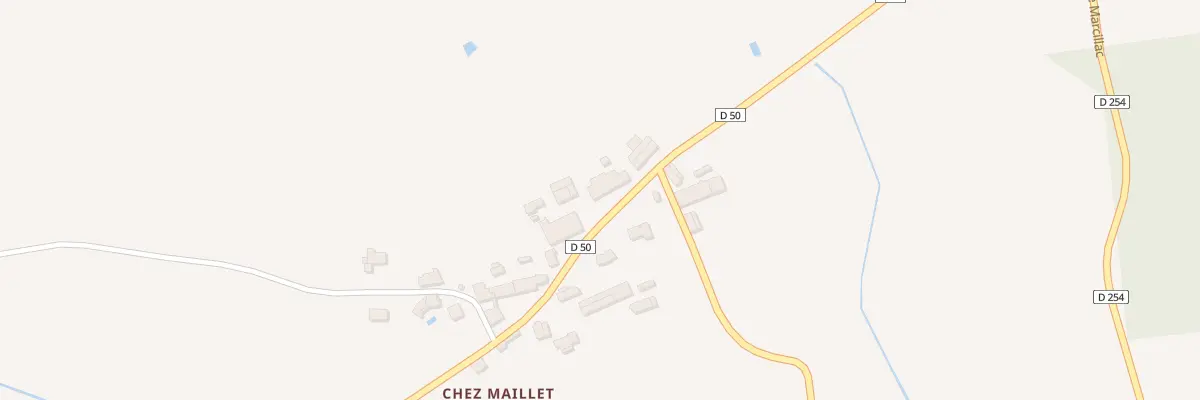 Plan du 4 Chez Maillet à Boisredon