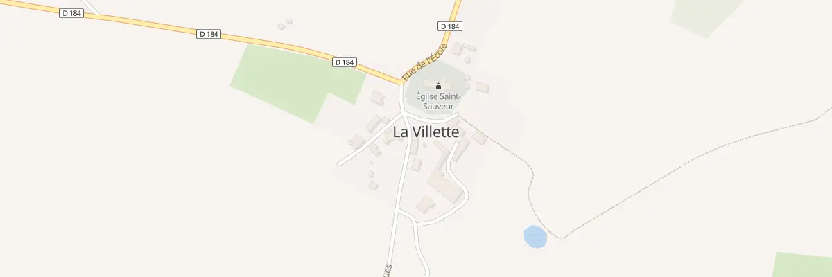 Plan du 5004 Le Bourg à La Villette