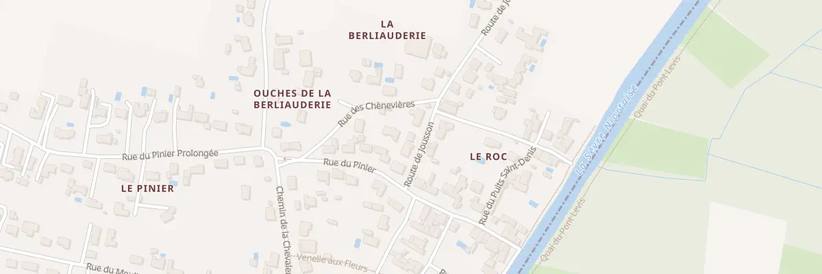 Plan du 13 Rte de Jousson à Magné