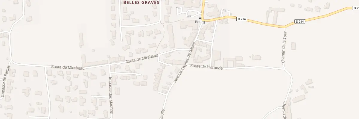Plan du 9 Av Charles de Gaulle à Martillac