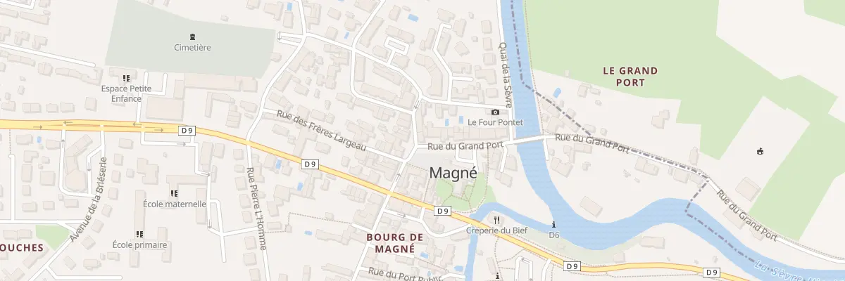 Plan du 60 Grande Rue à Magné