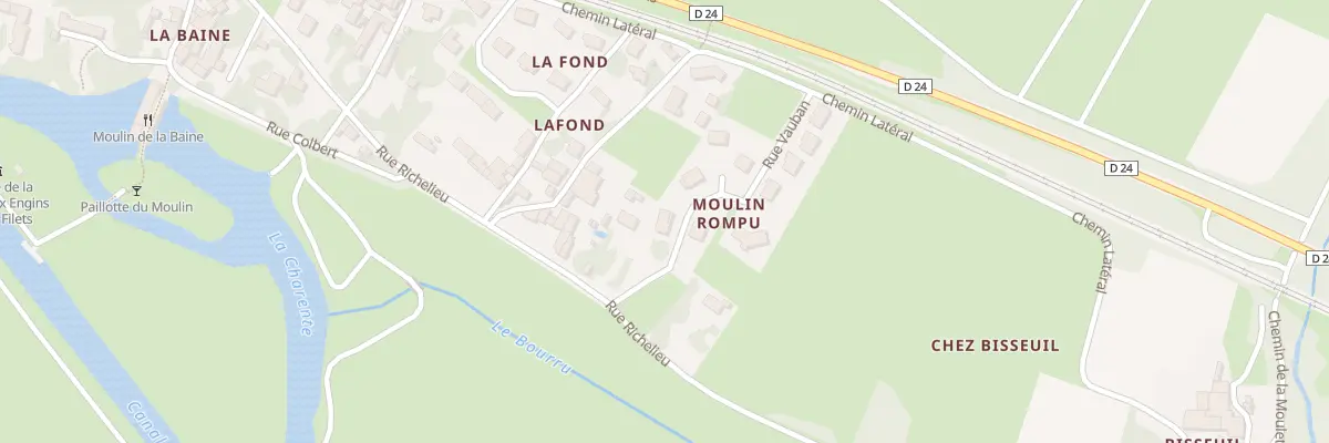 Plan du 3 Rue Vauban à Chaniers