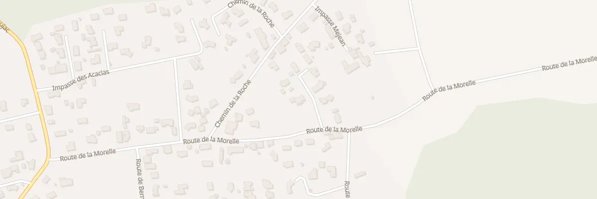 Plan du 18 Rte de la Morelle à Martillac