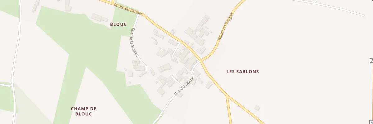 Plan du 3 Rte de l’Aunis à Lozay