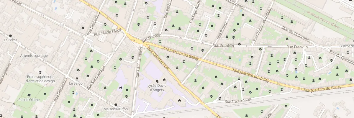 Plan du 18B Rue Joachim du Bellay à Angers