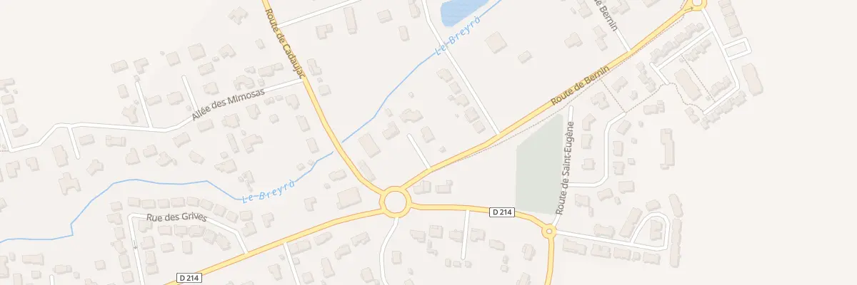 Plan du 10 Rte de Bernin à Martillac
