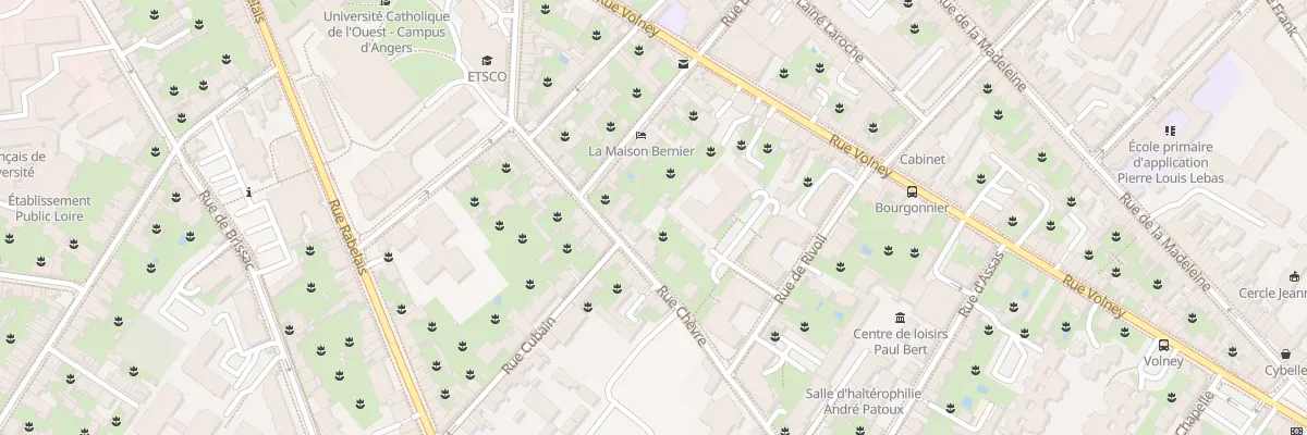 Plan du 23B Rue Chèvre à Angers