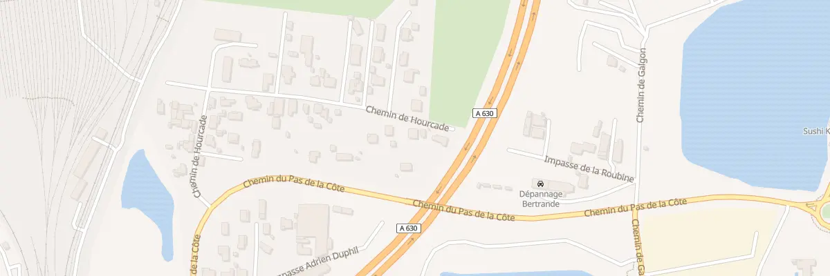 Plan du 24 Che de Hourcade à Villenave-d’Ornon