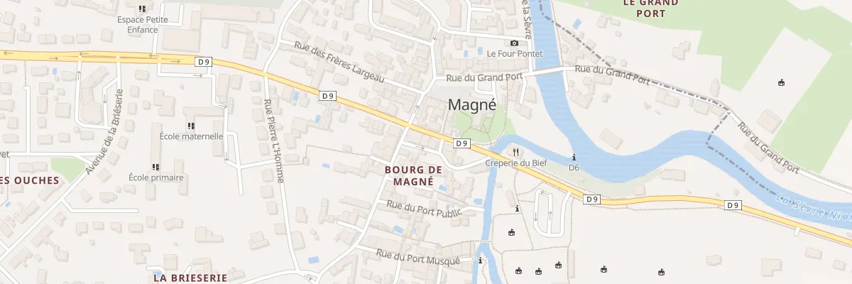 Plan du 291 Av du Marais Poitevin à Magné