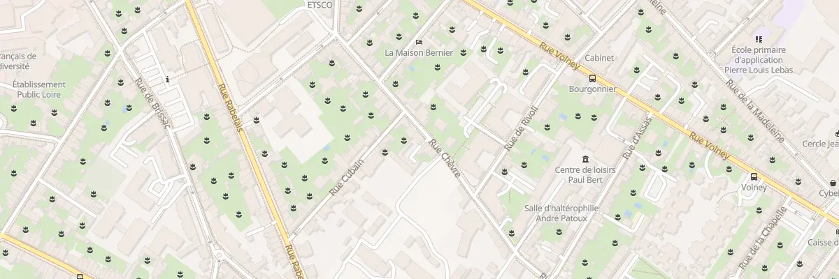 Plan du 32 Rue Chèvre à Angers