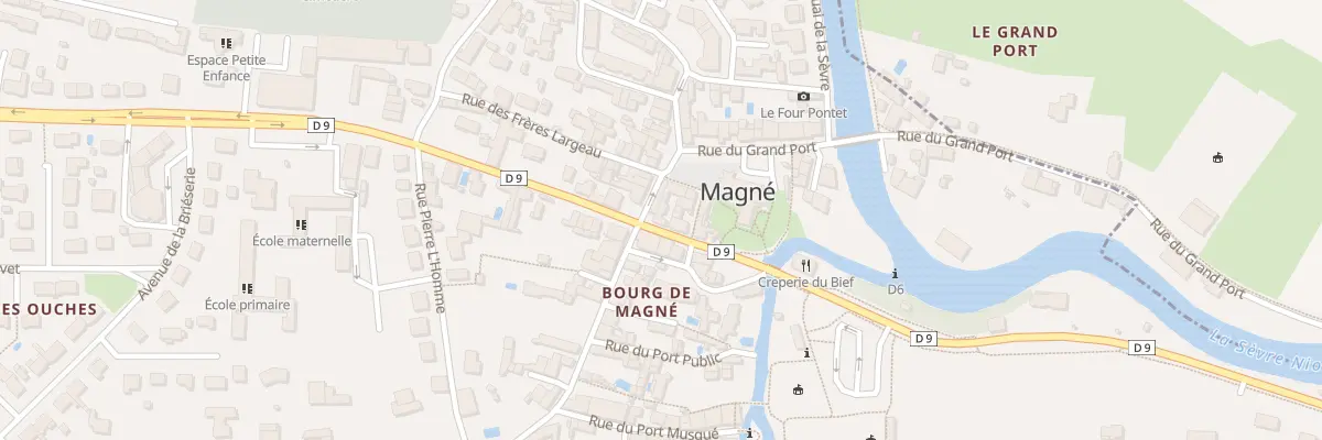 Plan du 292 Av du Marais Poitevin à Magné