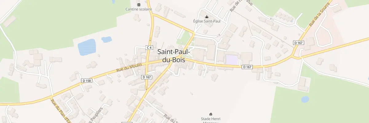 Plan du 4 Rue de la source à Saint-Paul-du-Bois