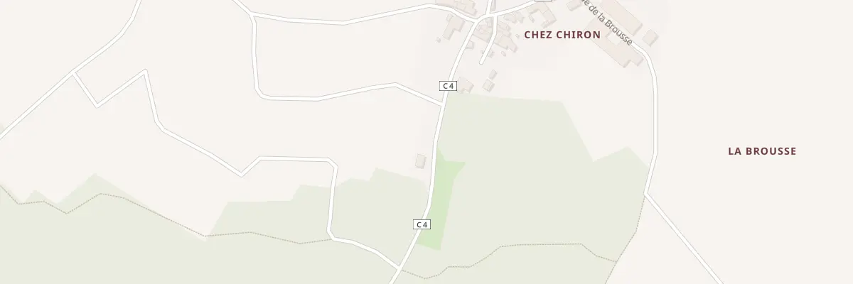 Plan du 44 Rue Chez Chiron à Saint-Hilaire-de-Villefranche