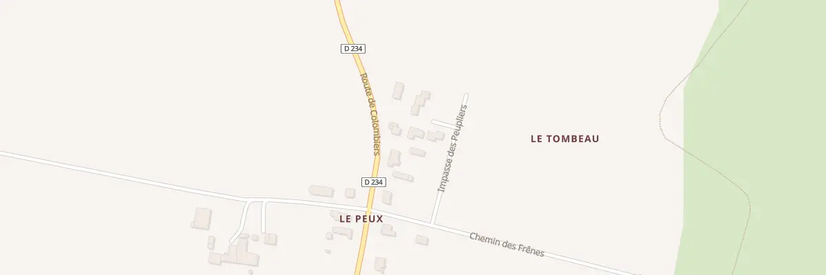 Plan du 3 Imp des Peupliers à Saint-Léger