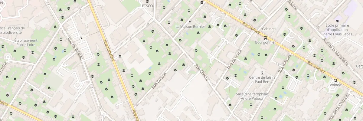 Plan du 28 Rue Chèvre à Angers