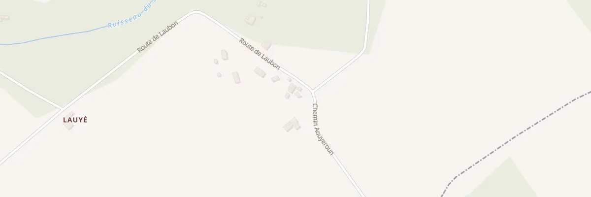 Plan du 1086 Rte de Laubon à Bas-Mauco