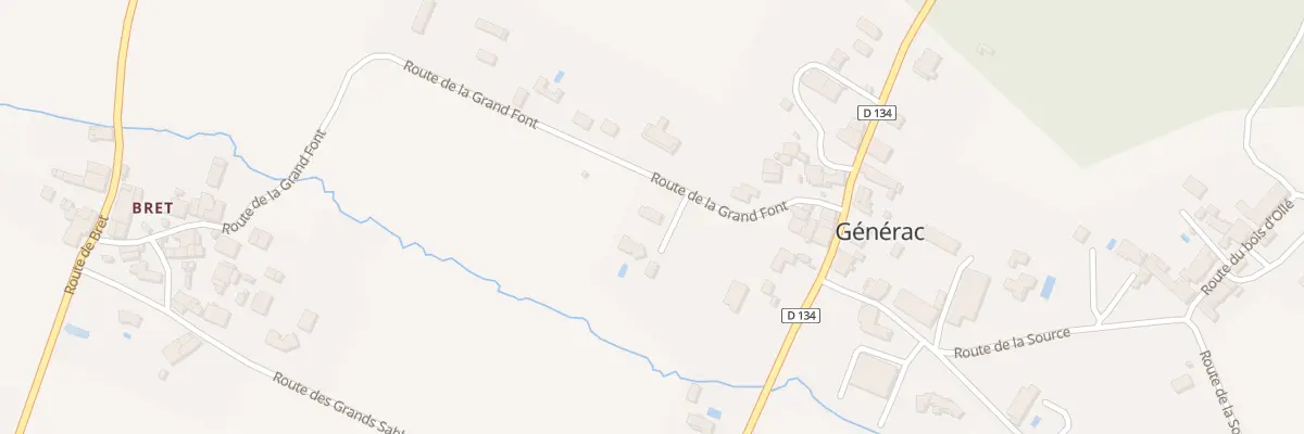 Plan du 5 Ragonneau à Générac