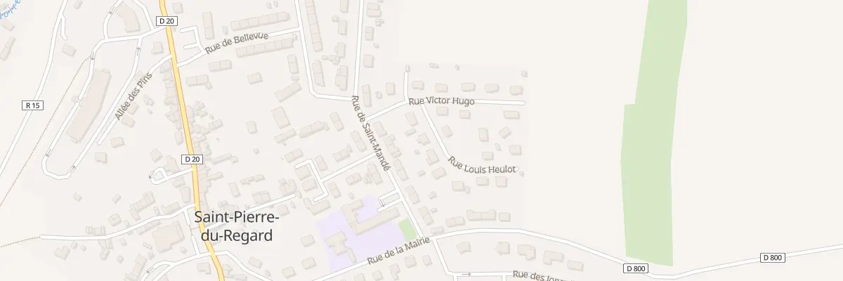 Plan du 13 Rue Louis Heulot à Saint-Pierre-du-Regard