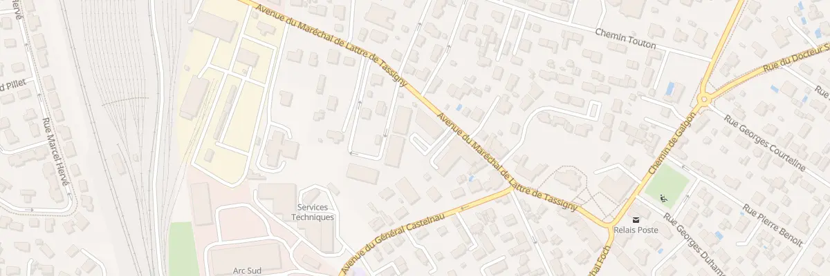 Plan du 41 Av Mal de Lattre de Tassigny à Villenave-d’Ornon