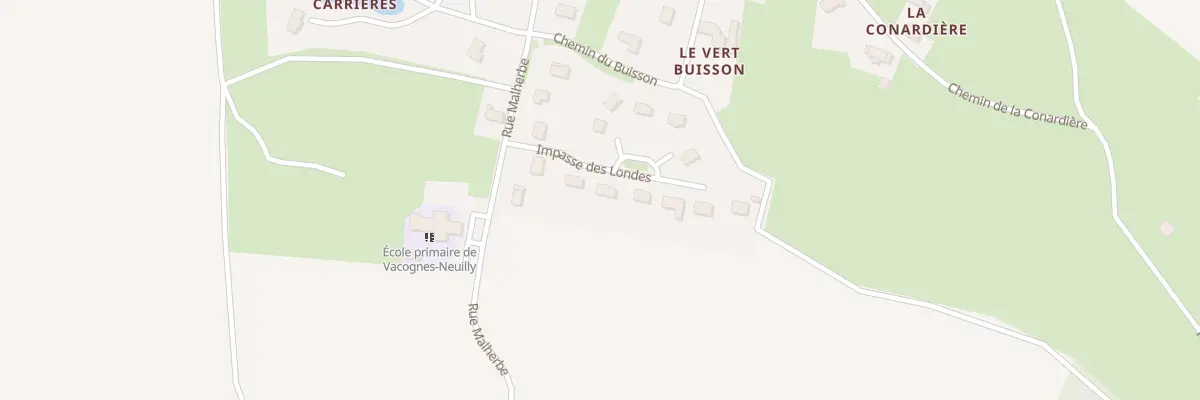 Plan du 4 Imp des Londes à Vacognes-Neuilly