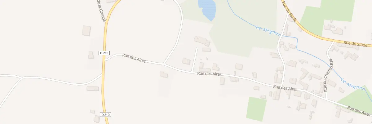 Plan du 9 Rue des Aires à Dœuil-sur-le-Mignon