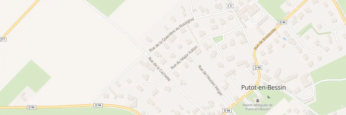 Plan du 10 Rue du Major Fulton à Thue et Mue
