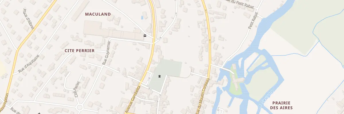 Plan du 50 Av Gambetta à Pons