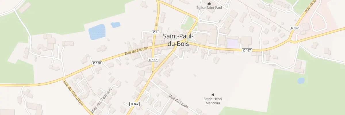 Plan du 5 Rue du bois d’anjou à Saint-Paul-du-Bois
