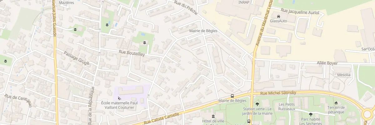 Plan du 31C Rue Paul V Couturier à Bègles
