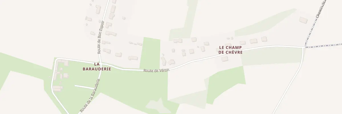 Plan du 47 Rte de Véron à Mazeray