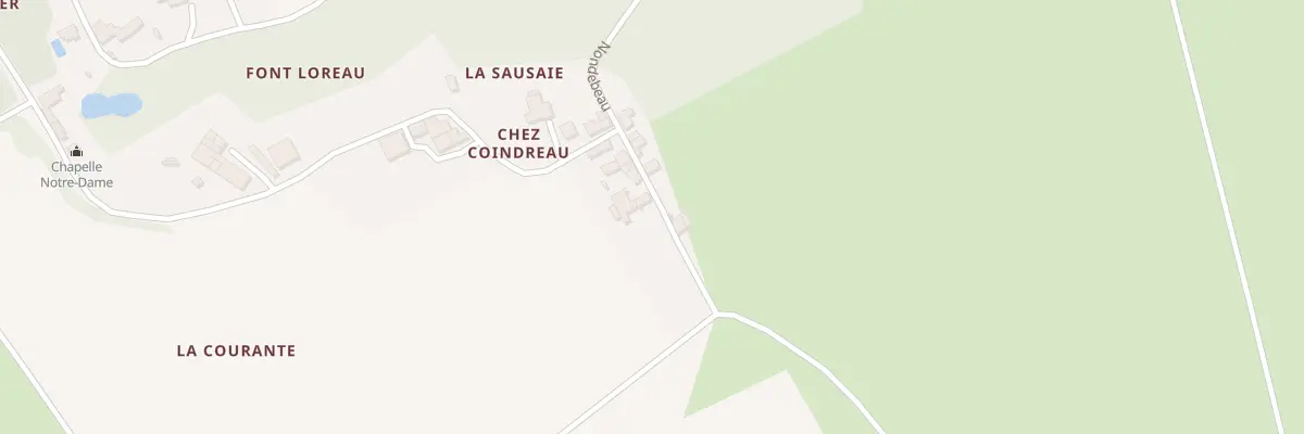 Plan du 54 Che de Chez Coindreau à Colombiers