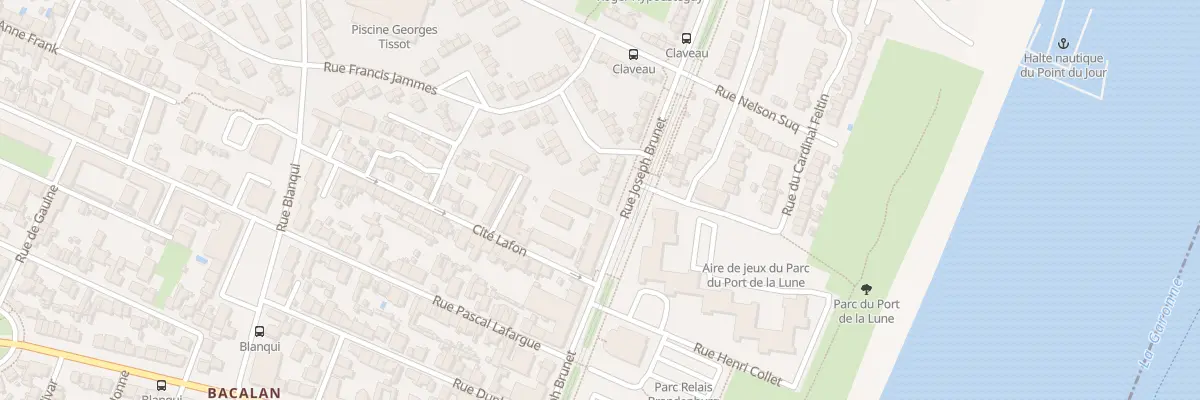 Plan du 95 Rue Joseph Brunet à Bordeaux